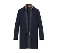 bugatti Mantel Herren Stehkragen grau, 50 (M)