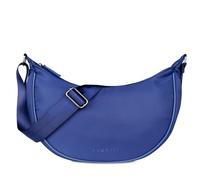 bugatti Mare 1.0 Crossbody-Moonbag für Damen, leichte Halbmond-Umhängetasche aus Polyester, blau