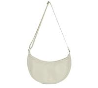 bugatti Mare 1.0 Crossbody-Moonbag für Damen, leichte Halbmond-Umhängetasche aus Polyester, beige