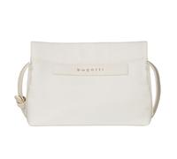 bugatti Mare 2.0 Schultertasche für Damen, kleine Umhängetasche auch als Clutch nutzbar, beige