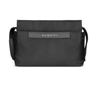 bugatti Mare 2.0 Schultertasche für Damen, kleine Umhängetasche auch als Clutch nutzbar, schwarz