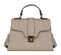 bugatti Mare 3.0 kleine Henkeltasche für Damen, elegante Umhängetasche aus Kunstleder, beige