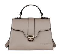bugatti Mare 3.0 kleine Henkeltasche für Damen, elegante Umhängetasche aus Kunstleder, taupe