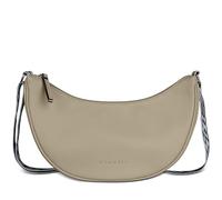 bugatti Mare 3.0 Moonbag für Damen, leichte Halbmond-Umhängetasche aus Kunstleder, beige
