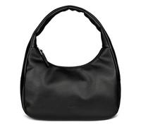 bugatti Mare 3.0 Hobo-Tasche für Damen, Schultertasche aus Kunstleder mit breitem Henkel, schwarz