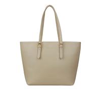 Bugatti Fashion Shopper Mare 3.0 – große, leichte Tasche aus Kunstleder für Damen Beige