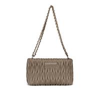bugatti Mare 4.0 kleine Schultertasche für Damen mit abnehmbarer Kette, elegante Clutch aus Kunstleder, taupe