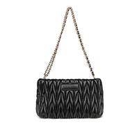 bugatti Mare 4.0 kleine Schultertasche für Damen mit abnehmbarer Kette, elegante Clutch aus Kunstleder, schwarz