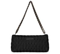 bugatti Mare 4.0 Schultertasche für Damen mit abnehmbarer Kette, elegante Clutch aus Kunstleder, schwarz