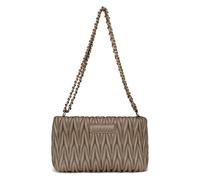 bugatti Mare 4.0 kleine Schultertasche für Damen mit abnehmbarer Kette, elegante Clutch aus Kunstleder, taupe