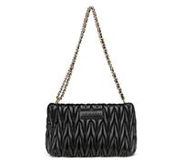 bugatti Mare 4.0 kleine Schultertasche für Damen mit abnehmbarer Kette, elegante Clutch aus Kunstleder, schwarz