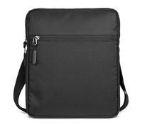 bugatti Mare Basic Schultertasche für Damen und Herren, Umhängetasche unisex mit verstellbarem Schulterriemen, schwarz