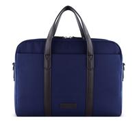 bugatti Maro Businesstasche groß, Herren-Aktentasche aus Polyester mit Laptopfach ca. 15", blau