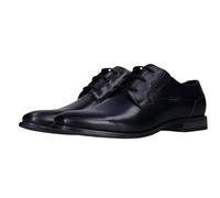 Bugatti Men - Herren Leder Business Schnürschuh Gapo blau Dunkelblau - Gr. - EU 41