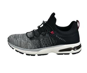 Bugatti Men - Herren Schlupfschuh Parry blackgrey black / grey - Gr. - EU 44