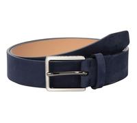 bugatti Men´s Leather Belt W100 Dark Blue