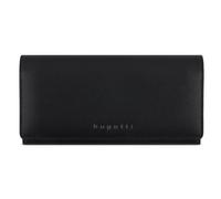 bugatti Mira Ladies Long Wallet With Flap Black