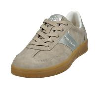 bugatti Damen-Sneaker Sandy mit silbernen Akzenten, Kunstnubuk-Textur, hitzebeständigen Gummisohlen und verbesserter Komfortunterstützung Sand/Gold 37 EU