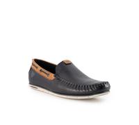 bugatti Mokassin Herren Glattleder blau, 42 (8)