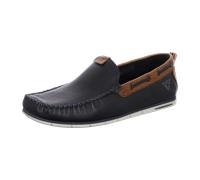 bugatti Mokassin Herren Glattleder blau, 44 (9.5)