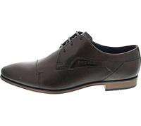 bugatti Schnürschuh Morino, mit Handfinish im Used-Look 40 braun Herren Schnürschuhe Business Schuhe Businessmode 40 dunkelbraun