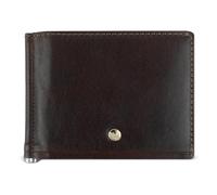 bugatti Neaples Geldbörse Leder 11 cm Geldscheinklammer braun