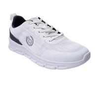 bugatti Nexon Herrenschuhe Für lose Einlagen sportlicher Schnürer Weiß, Schuhgröße:46 EU
