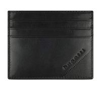 bugatti Nobile Kartenetui aus echtem Leder - Handgefertigtes Etui mit RFID Schutz, schwarz