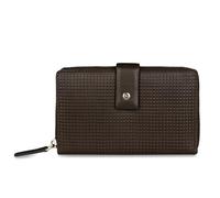 bugatti Noemi Damen-Geldbörse L aus Leder, großes Portemonnaie für Frauen mit RFID-Schutz, braun