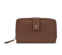 bugatti Noemi Damen-Geldbörse L aus Leder, großes Portemonnaie für Frauen mit RFID-Schutz, Cognac