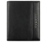 bugatti Nome Geldbörse RFID Schutz Leder 10 cm schwarz