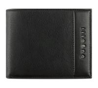 bugatti Nome Geldbörse RFID Schutz Leder 12 cm schwarz