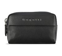 Bugatti Nome Schlüsseletui aus Kalbleder mit RFID-Schutz - Geldbeutel in edler Geschenkbox - Schwarz