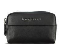 Bugatti Nome Schlüsseletui aus Kalbleder mit RFID-Schutz - Geldbeutel in edler Geschenkbox - Schwarz