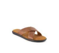 bugatti Pantoletten Herren Glattleder braun, 45 (10.5)