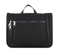 bugatti Passion Pure Kulturbeutel fürs Reisen, Kulturtasche aus recyceltem PET in schwarz