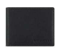 bugatti Passion RFID Geldbörse aus echtem Leder, RFID-Portemonnaie Querformat, Wallet für Herren, schwarz
