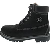 BUGATTI Stiefelette Schwarz Blockabsatz für Herren - 42