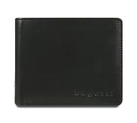 bugatti Primo Geldbeutel Männer RFID Leder - Geldbörse Herren Schwarz - Portmonaise Portemonnaie Portmonee Brieftasche Wallet Ledergeldbeutel