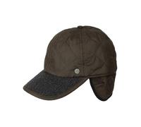 bugatti Puffer-Basecap mit Ohrenklappen | Hutgröße 57, 59, 61 | Unifarben | Aus Kunstfaser Dark Olive
