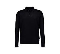 bugatti Pullover Herren Regular Fit Merinowolle schwarz, M