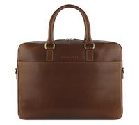 bugatti Remo Aktentasche 15 Zoll, Businesstasche aus echtem Leder, Arbeitstasche, cognac