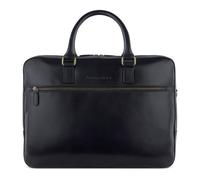 bugatti Remo Aktentasche Leder 40 cm Laptopfach schwarz