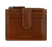 Bugatti Fashion Geldbörse Remo – Mini-Portemonnaie aus Leder mit RFID-Schutz, Cognac