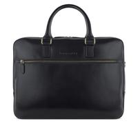 bugatti Remo große Aktentasche 15 Zoll, Businesstasche aus Leder, Arbeitstasche in schwarz