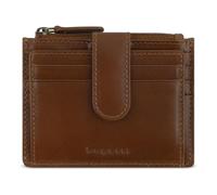 bugatti Remo kleines Portemonnaie mit RFID-Schutz, Mini-Geldbörse aus Leder in Cognac