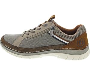 Bugatti Rickson sportlicher Schnürer Beige - Beige / 42
