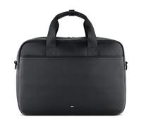 Bugatti Fashion Aktentasche Rico mit Laptopfach 15" 40 cm Lederimitat Schwarz
