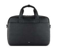 Bugatti Fashion Aktentasche Rico mit Laptopfach 15" 40 cm Lederimitat Schwarz