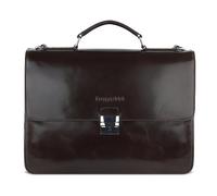 Bugatti Fashion Messenger Tasche Romano Leder 40 cm mit Laptopfach Braun